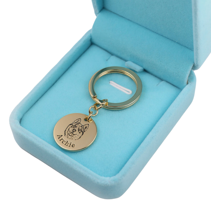 Pet Face Keychain