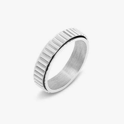 Grooved Anxiety Ring