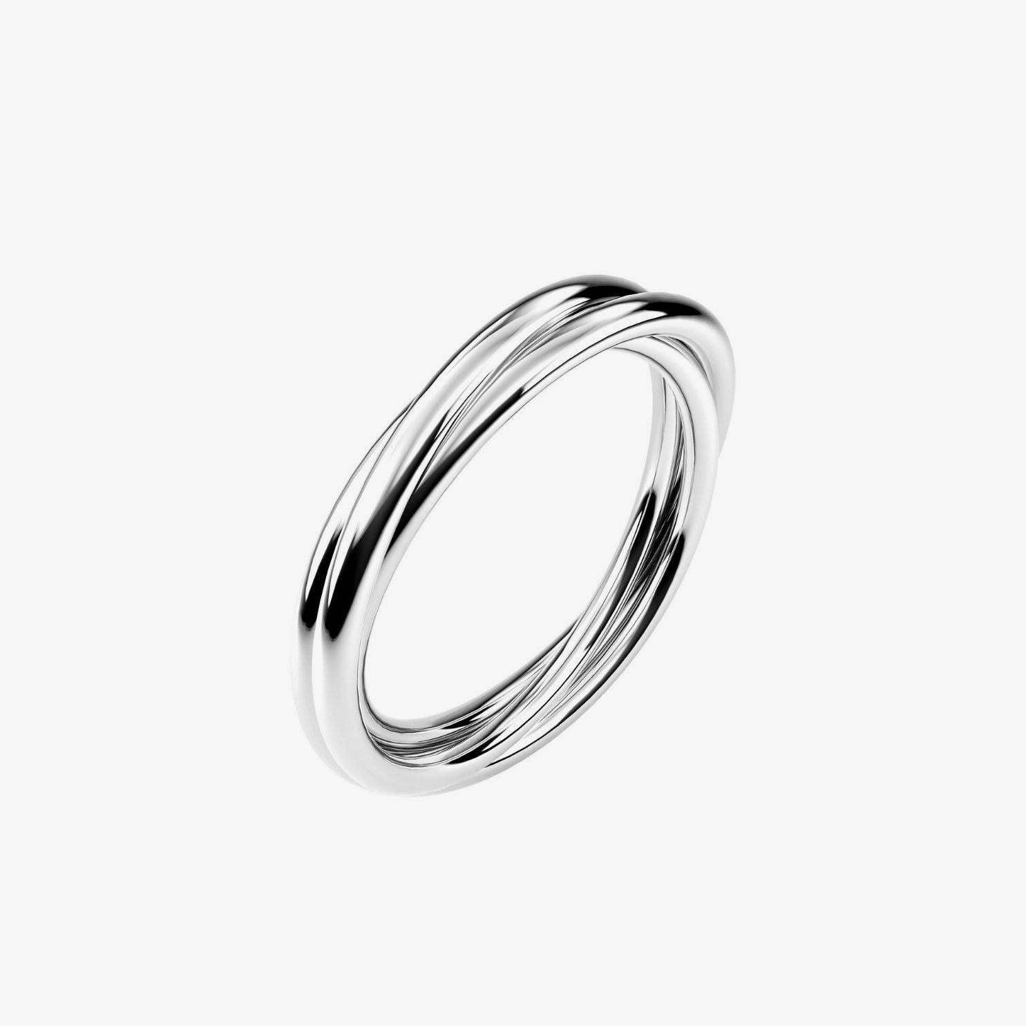 Trio Gliding Fidget Ring