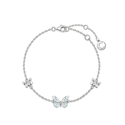 Luminous Dream Blue Butterfly Bracelet