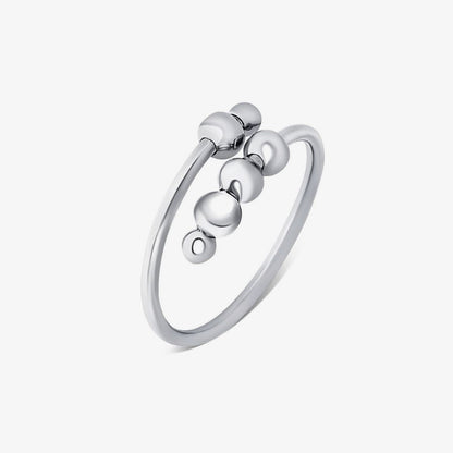 4-Bead Adjustable Anxiety Ring