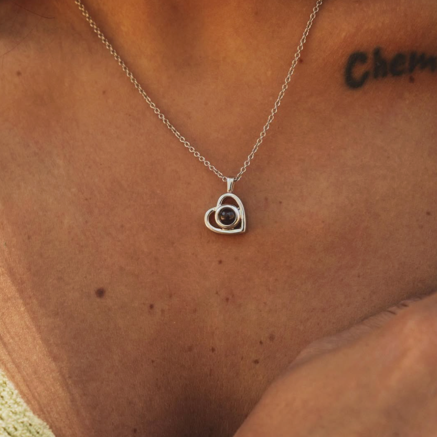 Heart Photo Necklace