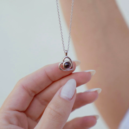 Heart Photo Necklace