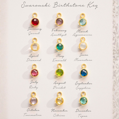 Esme Name and Birthstone Personalised Necklace