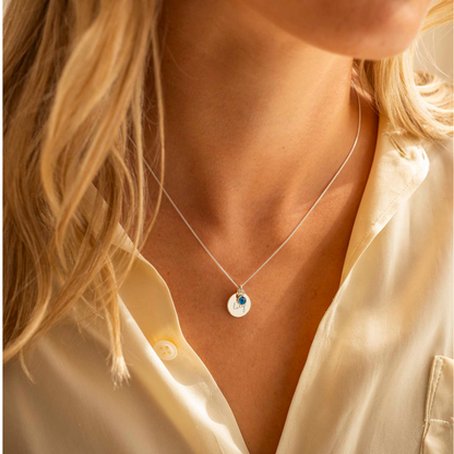 Esme Name and Birthstone Personalised Necklace