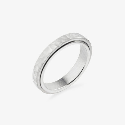 Spinning Hammered Ring