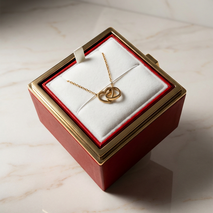 Eternal Engraved Necklace & Rose Box