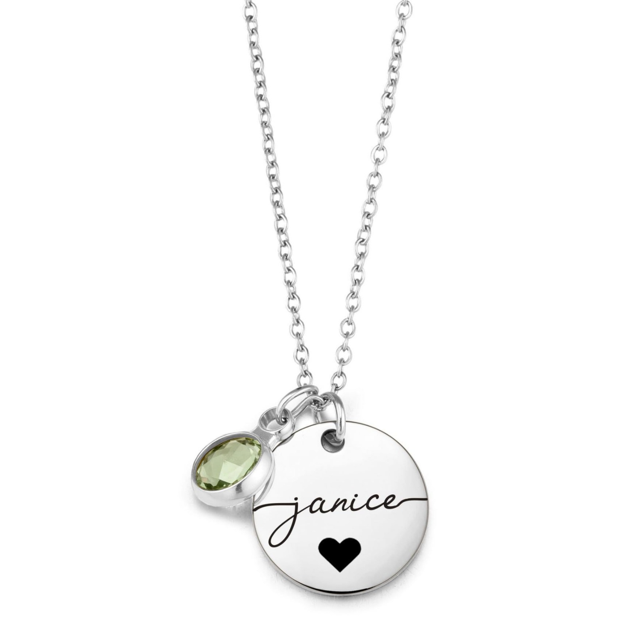Esme Name and Birthstone Personalised Necklace