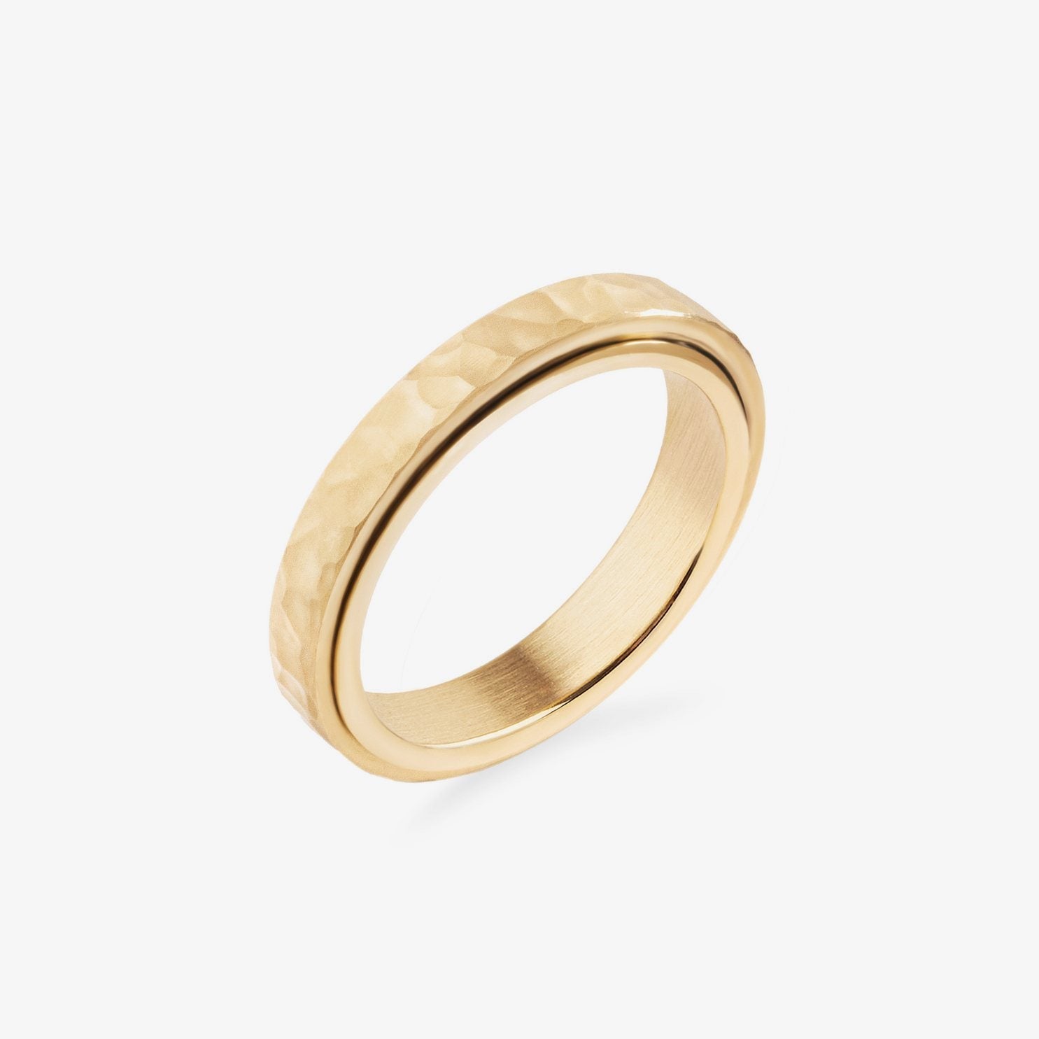 Spinning Hammered Ring
