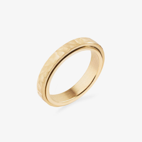 Spinning Hammered Ring