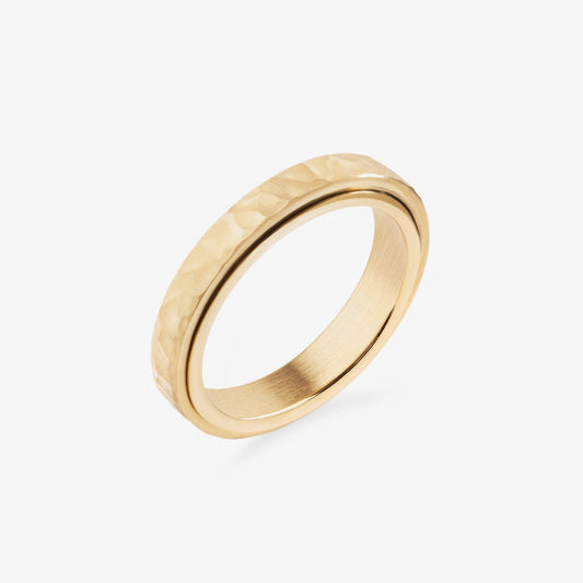 Spinning Hammered Ring