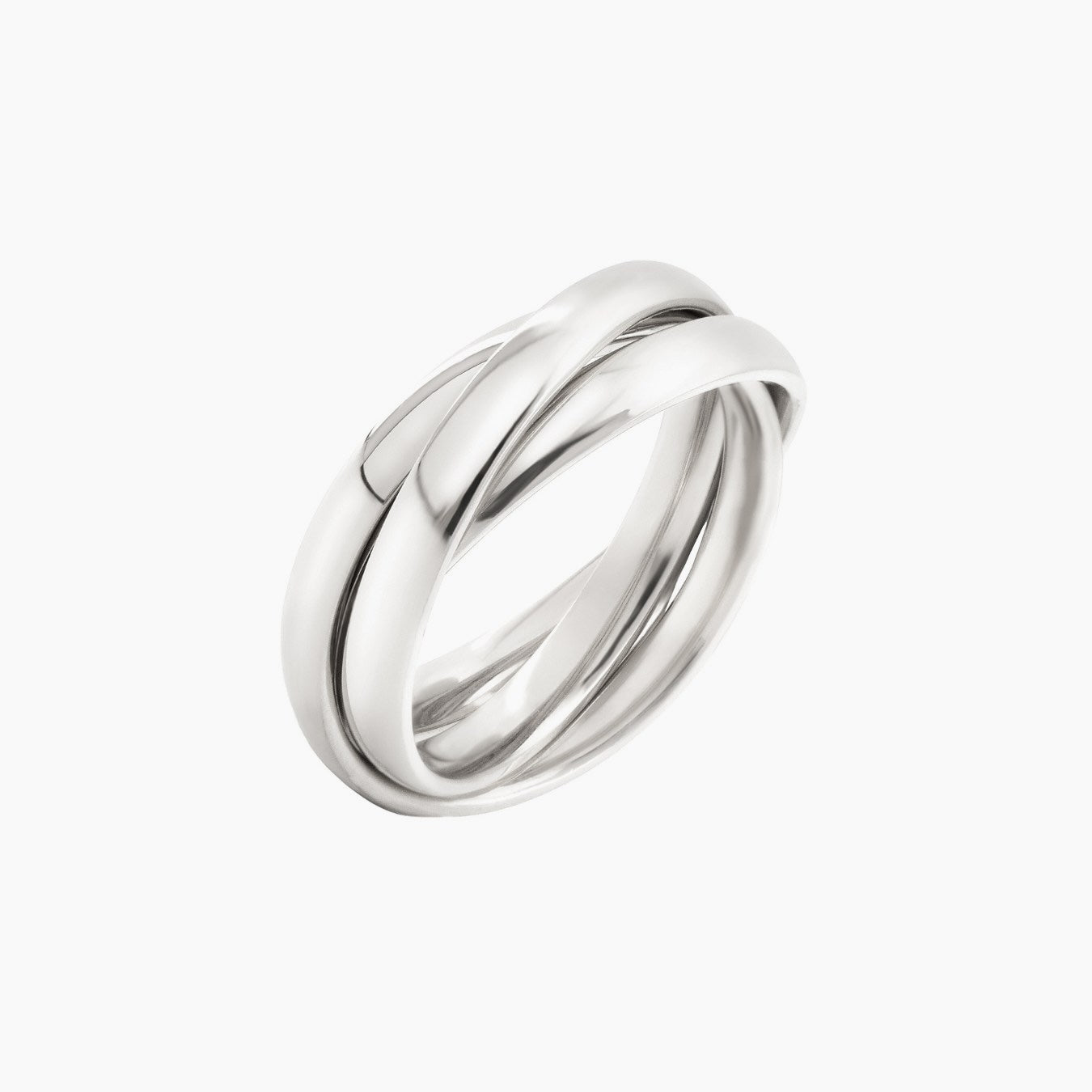 Bold Trio Gliding Fidget Ring