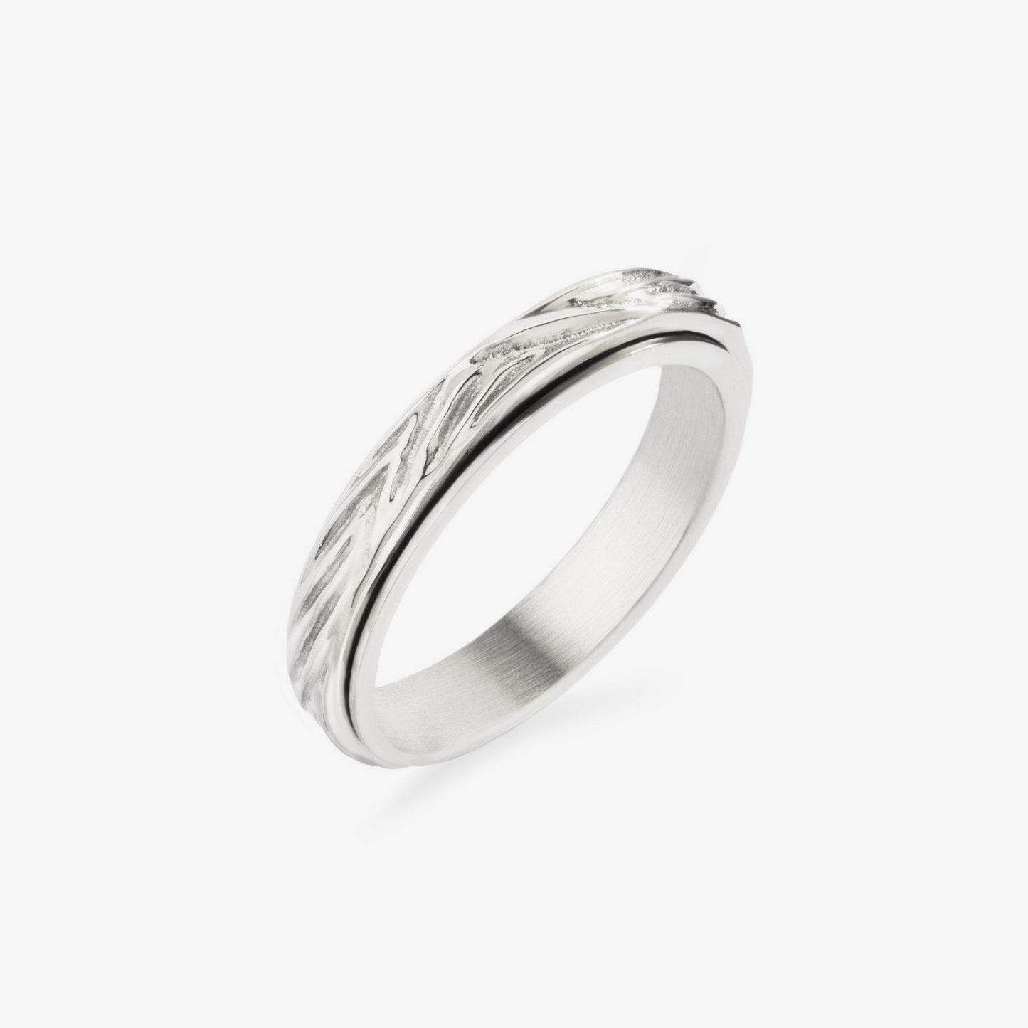 Spinning molten ring
