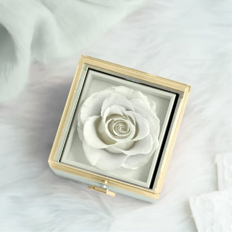 Eternal Engraved Necklace & Rose Box