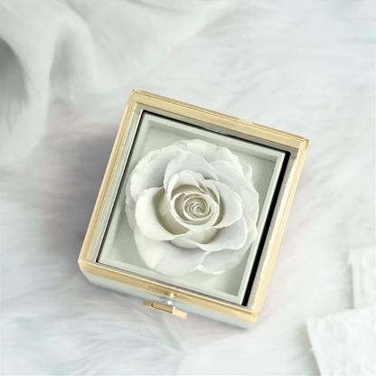 Eternal Engraved Necklace & Rose Box