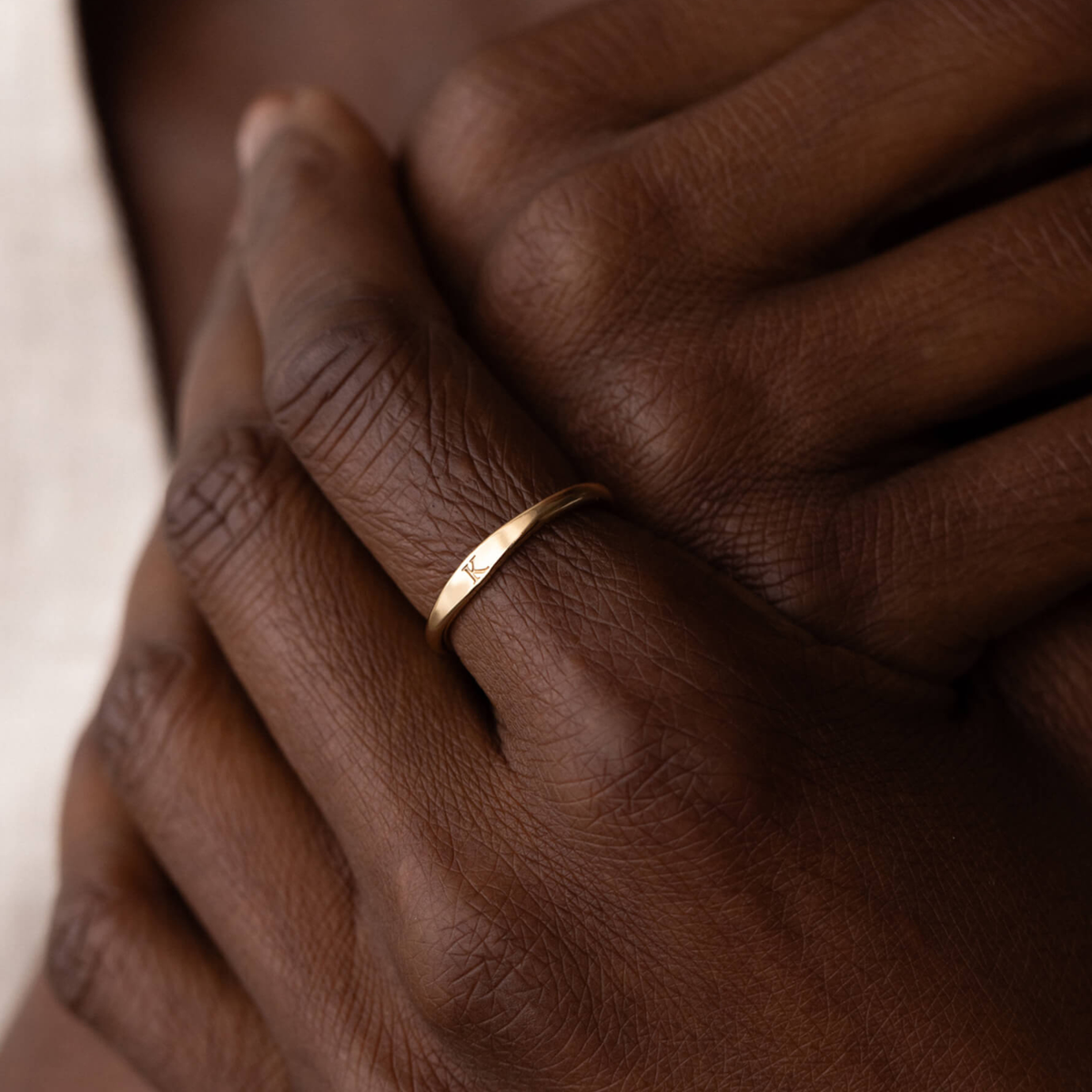 Slim Signet Ring