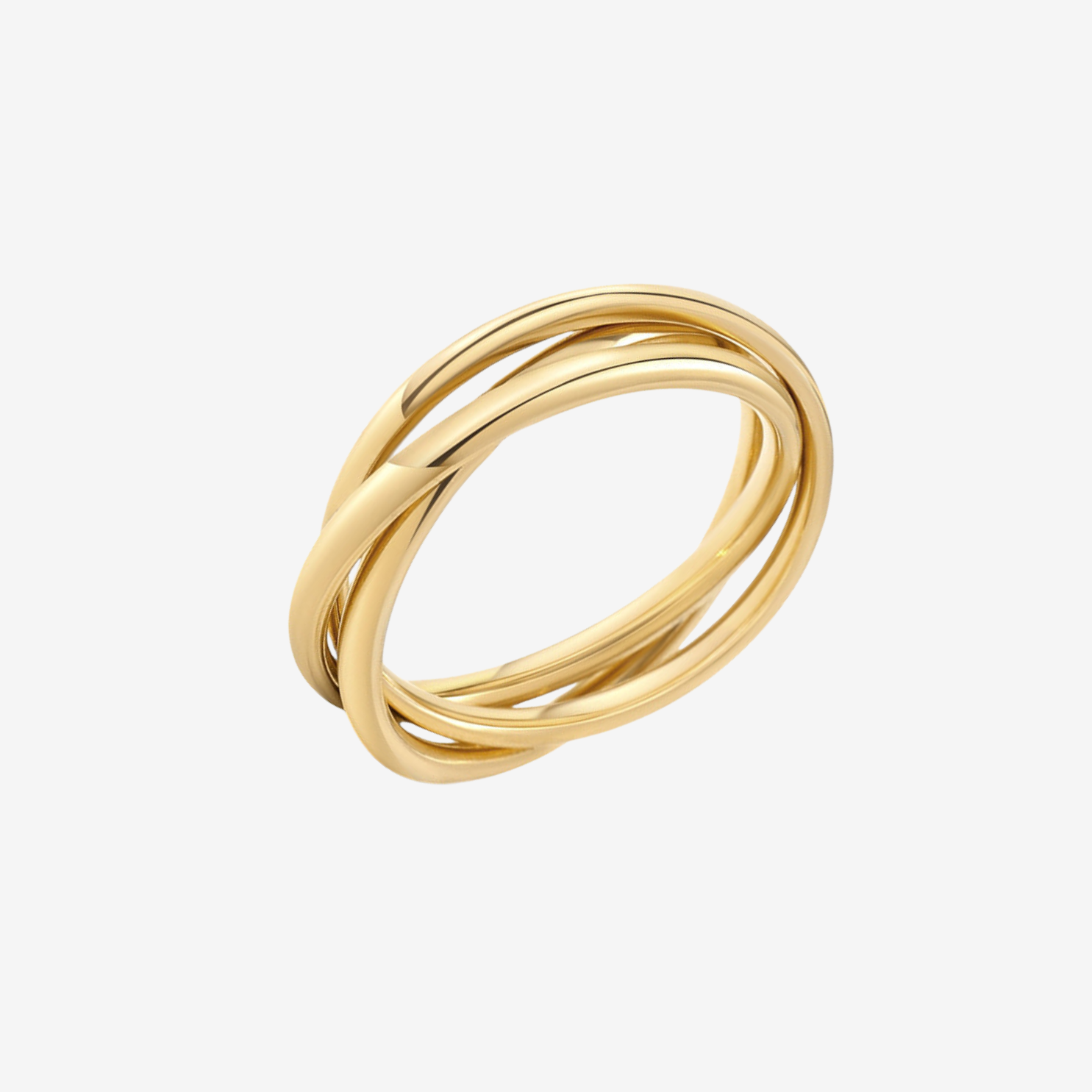 Trio Gliding Fidget Ring
