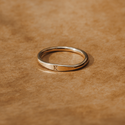 Slim Signet Ring