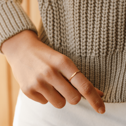 Micro Signet Ring