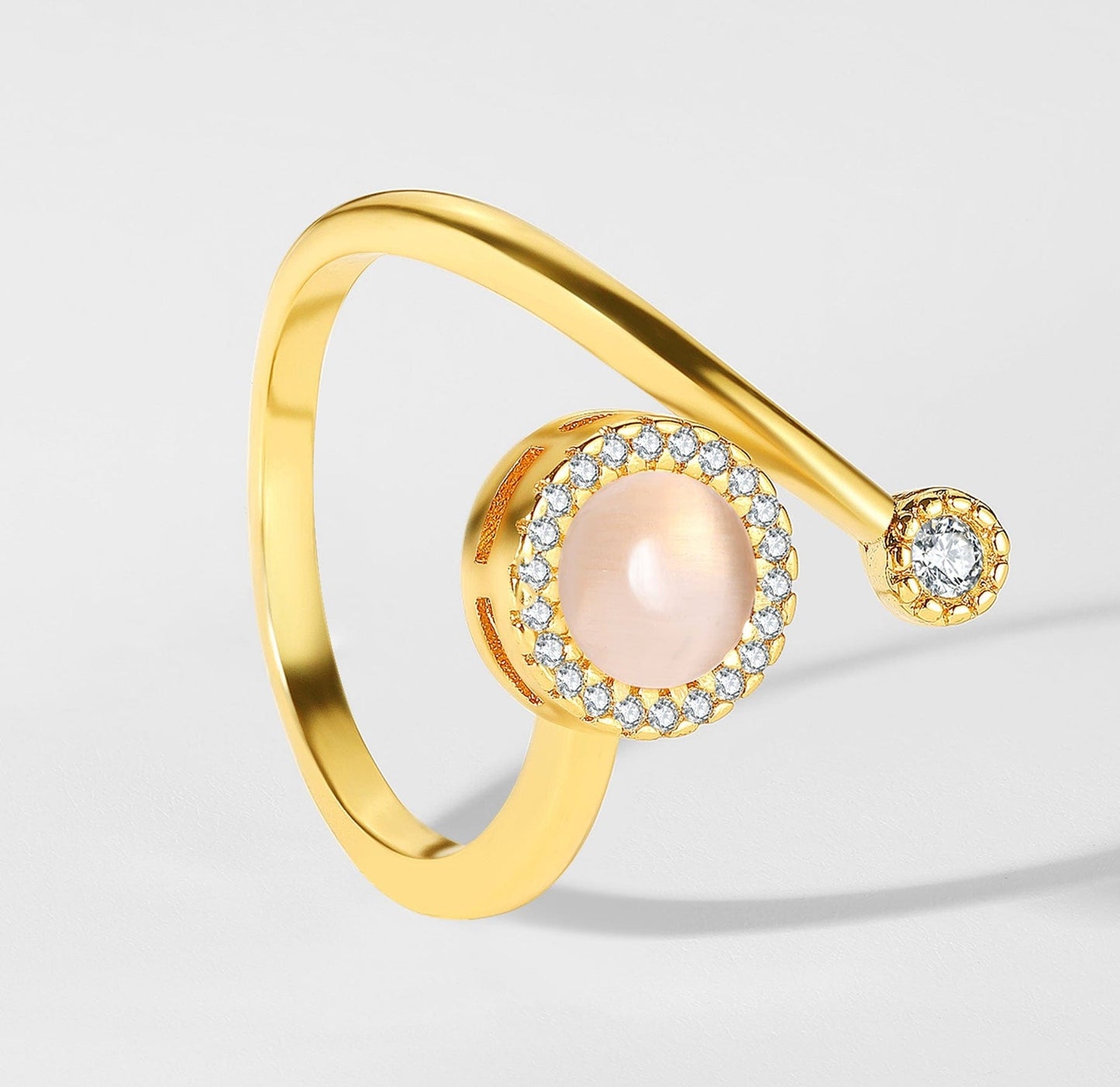 Opal spinner ring