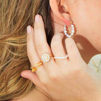 Sun Spinner Ring