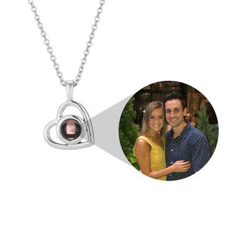 HEART PHOTO NECKLACE