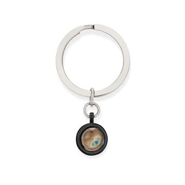 CIRCLE PHOTO KEYCHAIN