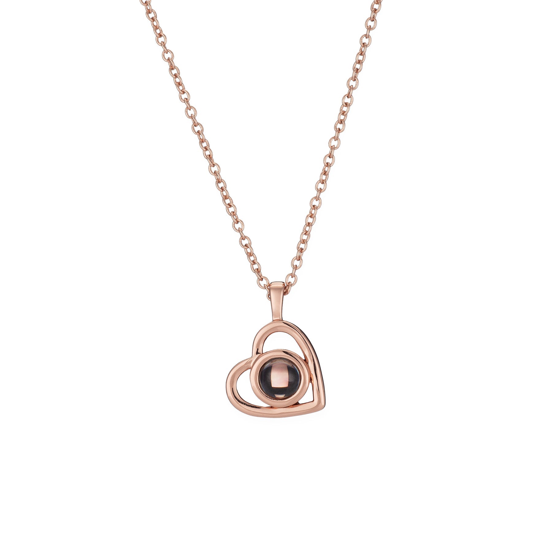 Heart Photo Necklace