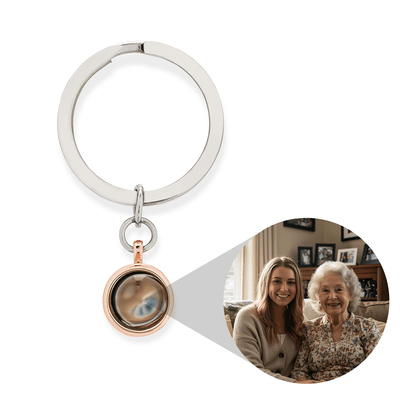 Circle Photo Keychain