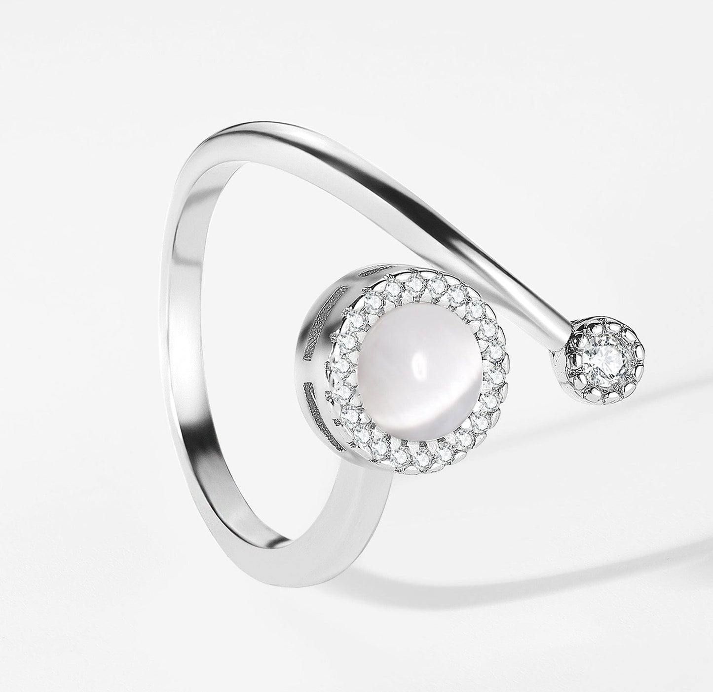 Opal spinner ring