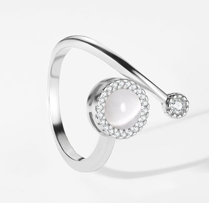 Opal spinner ring